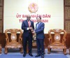 Chairman of the Provincial People's Committee receives Nebraska Director of Economic Development (USA)