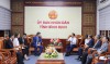 Chairman of the Provincial People's Committee receives the International Affairs and Workforce Commissioner of Laval Economic Development (Canada)