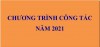 CHƯƠNG TRÌNH CÔNG TÁC TRỌNG TÂM CỦA SỞ NGOẠI VỤ NĂM 2021