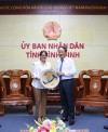 Lãnh đạo tỉnh tiếp xã giao Tổng Lãnh sự Cuba tại Thành phố Hồ Chí Minh.