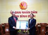Chủ tịch UBND tỉnh tiếp xã giao Tổng Lãnh sự Hungary tại TP Hồ Chí Minh