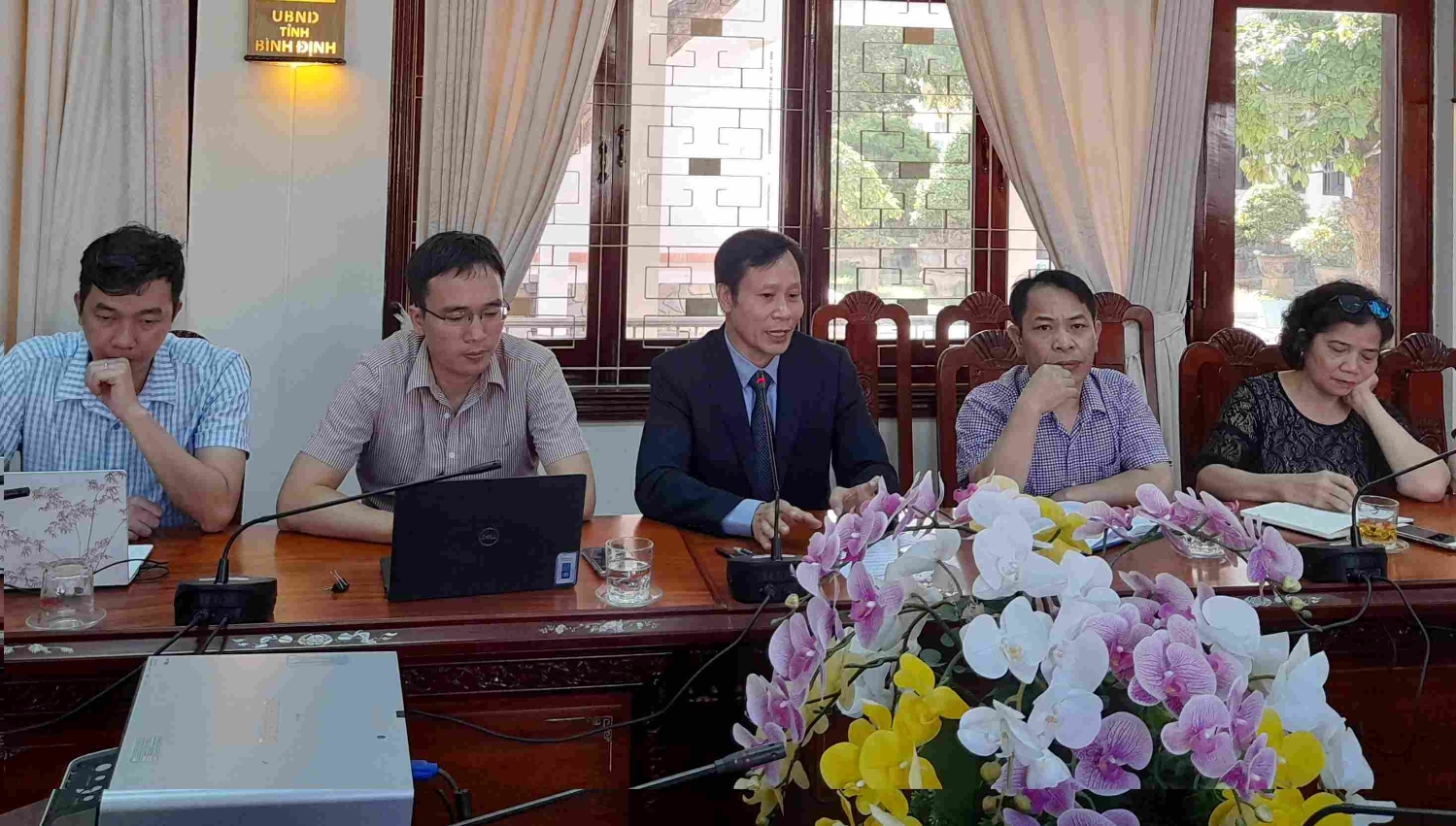 Đoàn công tác UNDP làm việc tại Bình Định